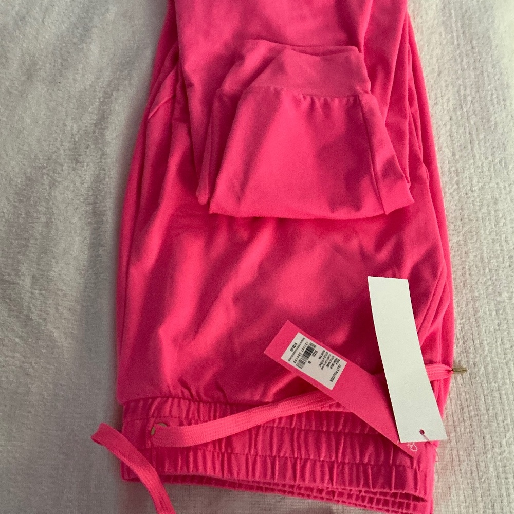 Lilly Pulitzer Lillabeth SPF 50+ Roxie Pink Pants Brand New with Tags Size Med